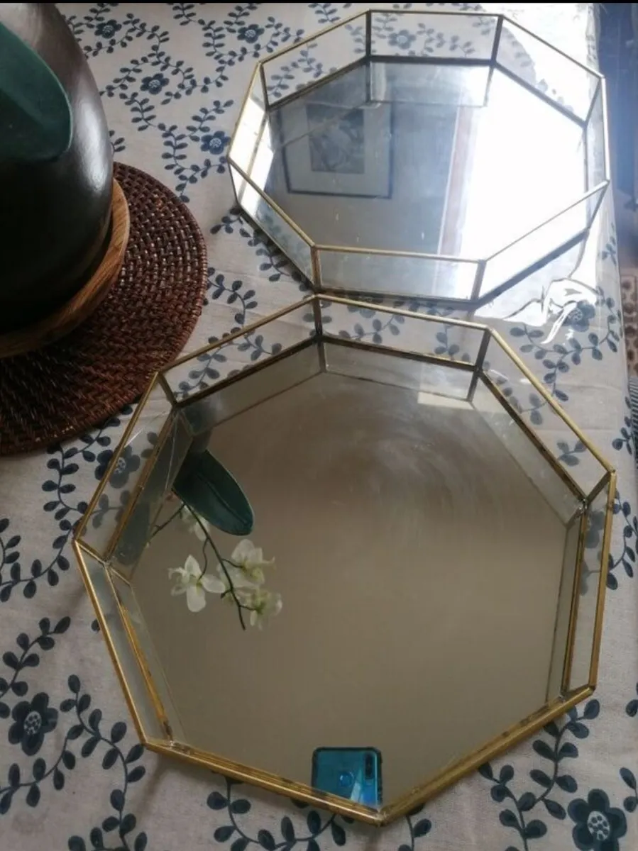 2 Hexagonal Trays - Image 1