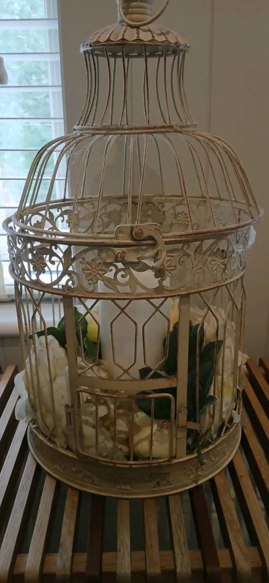 Bird cage metal cream - Image 1