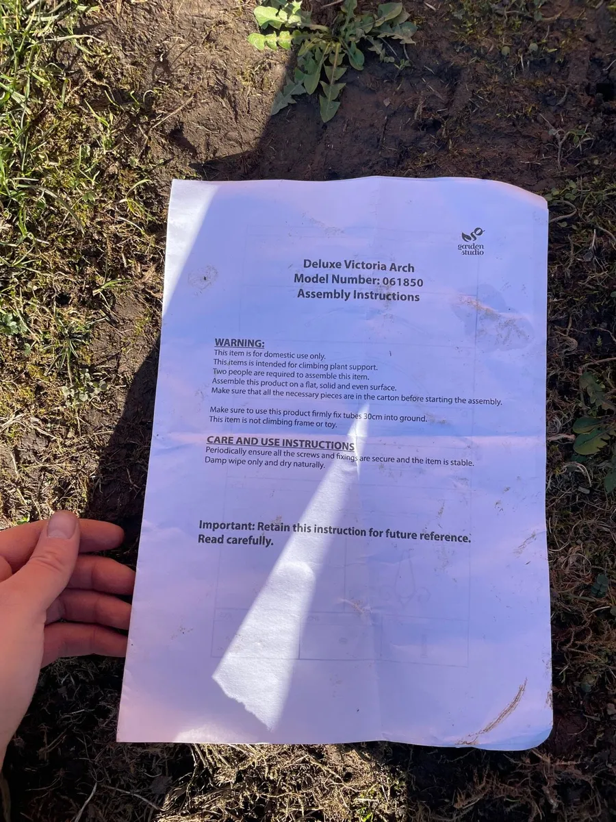 Garden flower arch Victorian ideal garden or parti - Image 3