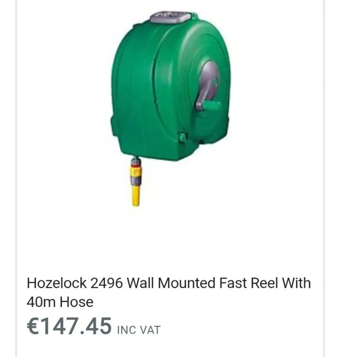 HAZELOCK Quality Fast Wall Mounted Hose Cable Reel - Image 3