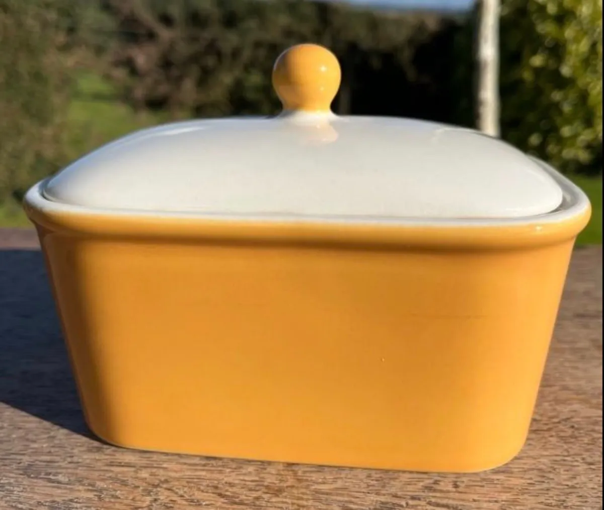 Carrigaline Pottery full Size Butter dish - Image 1