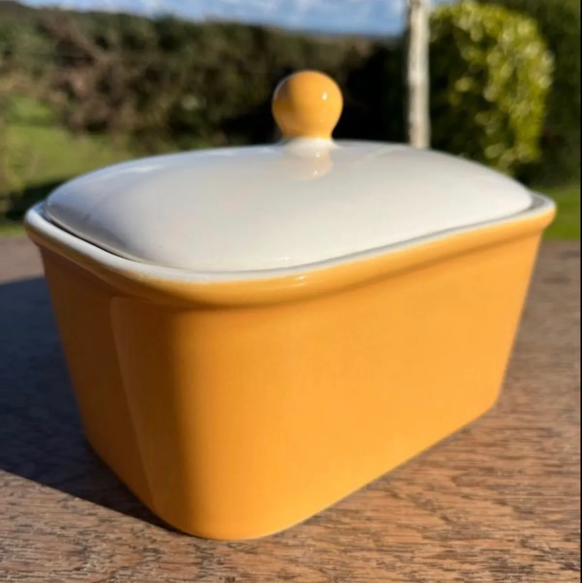 Carrigaline Pottery full Size Butter dish - Image 2