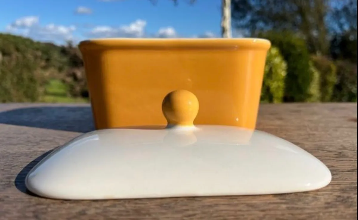 Carrigaline Pottery full Size Butter dish - Image 3