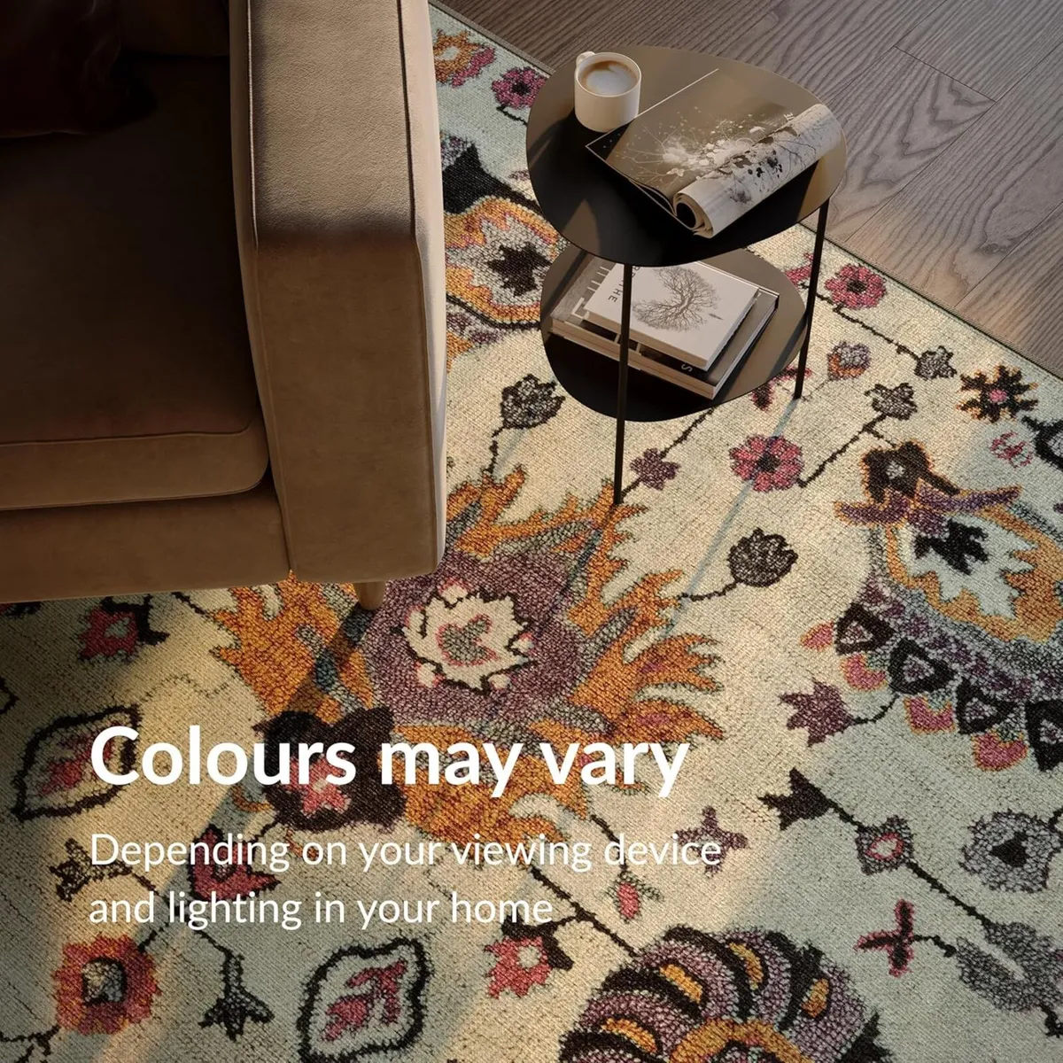 Machine Washable Rug 200x290cm 75% Recycled - Image 4