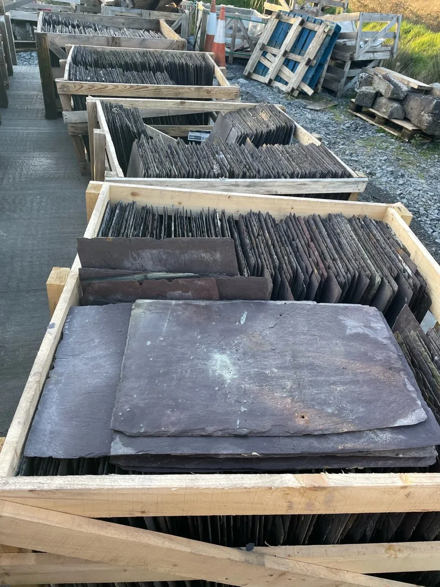 Blue Bangor slates - Image 1