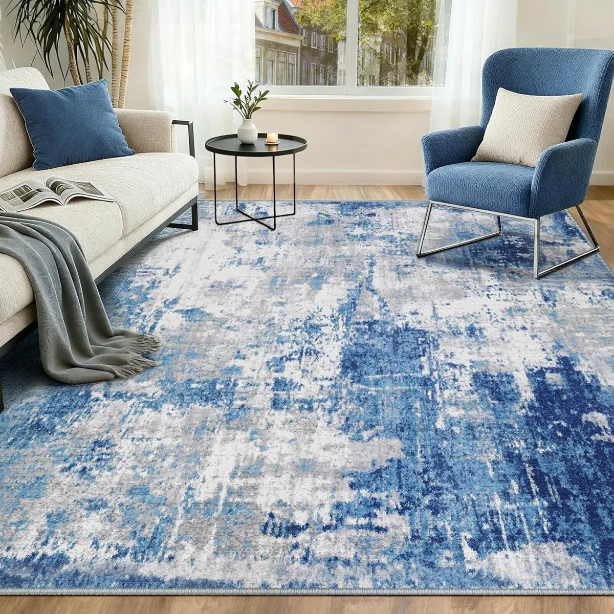 Washable Rugs Living Room 180x270 cm Modern - Image 1