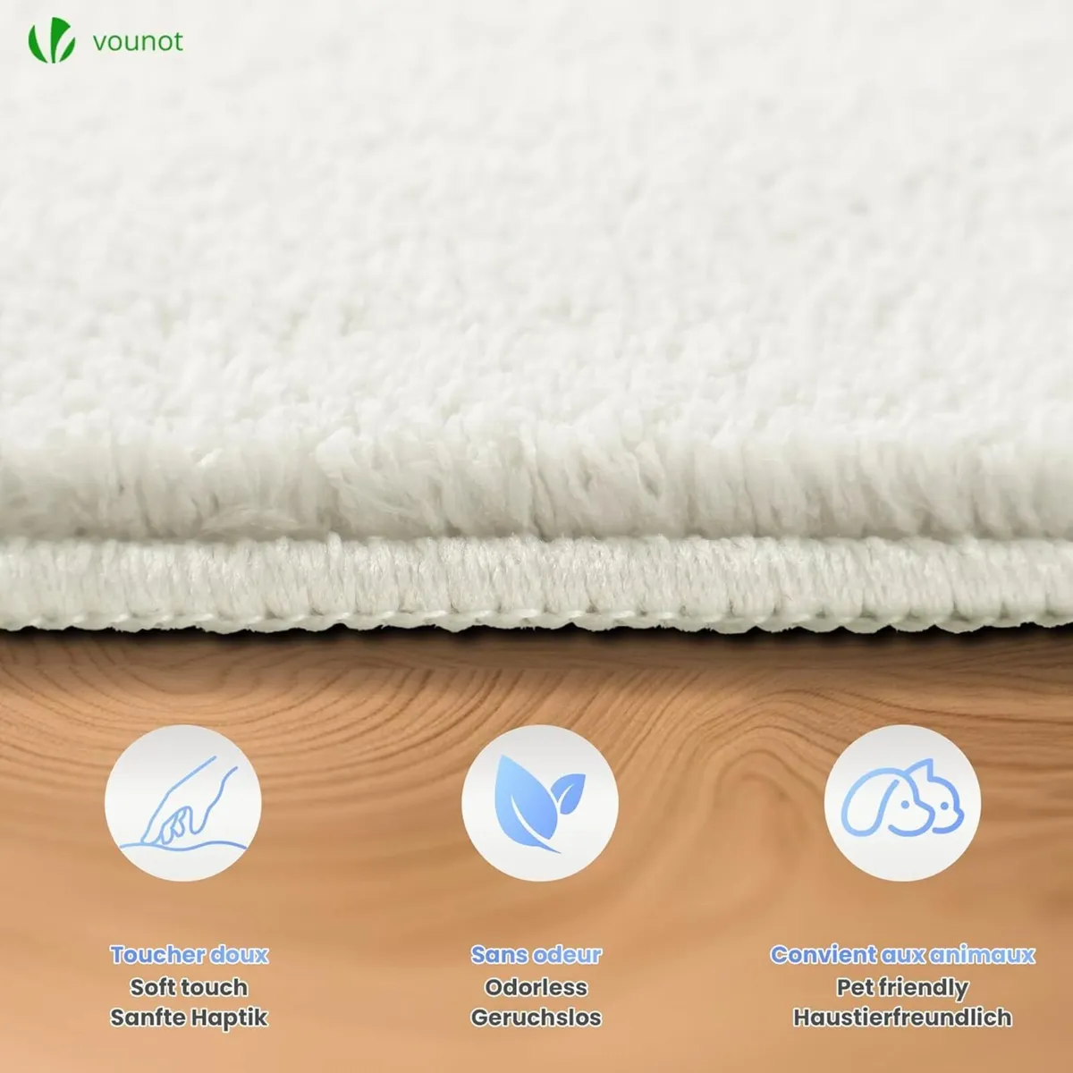 ® Fluffy Rugs for Living Room and Bedroom Soft - Image 2