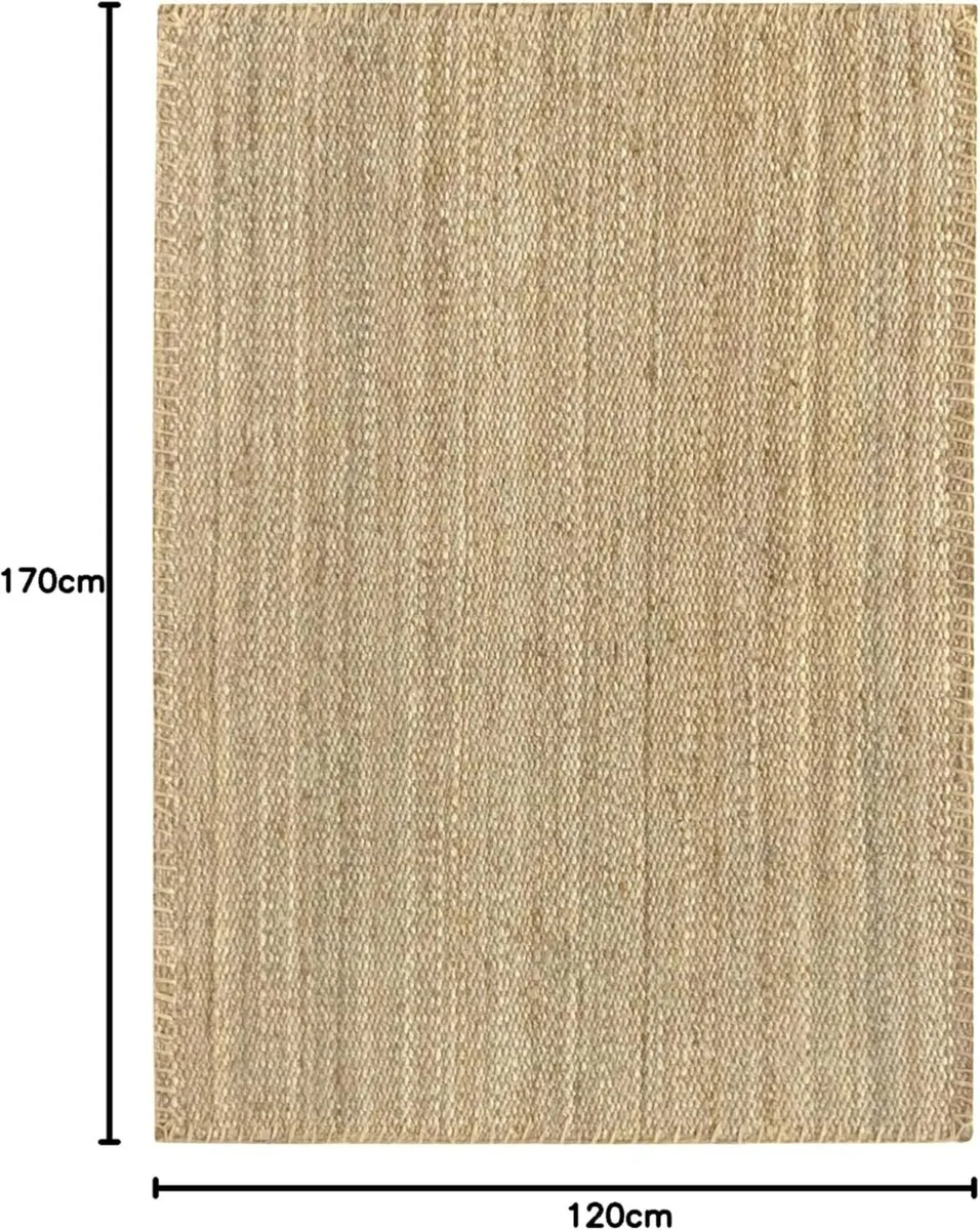 - Rug Jute Granada Natural Colour Area 100% Fibre - Image 3