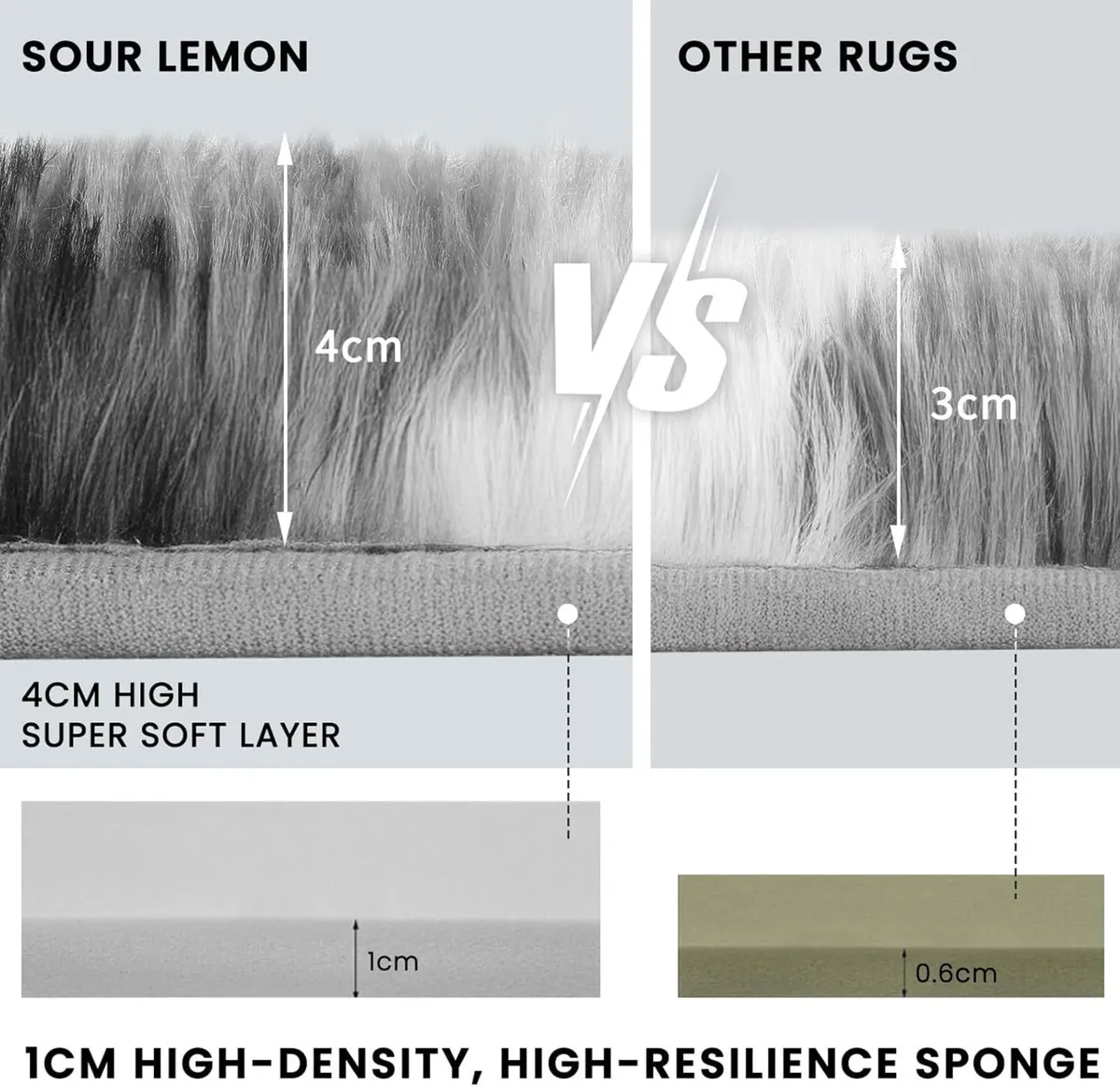 Rugs Living Room 200x300cm Dark Grey and Black - Image 4