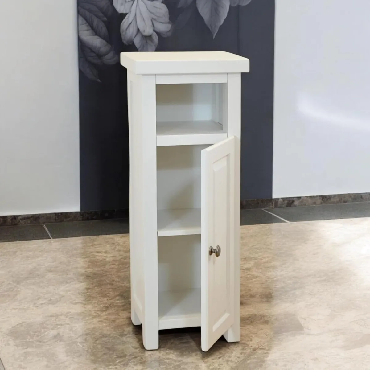 urniture Snow White Cabinet Slim Hallway with - Image 1