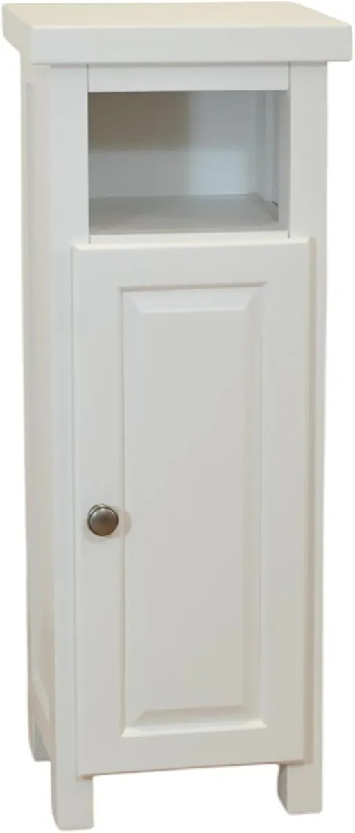 urniture Snow White Cabinet Slim Hallway with - Image 2