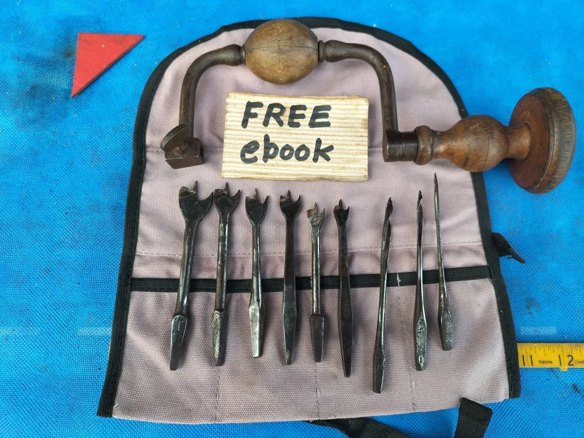 Carpenters Brace and Centre Bits - Image 1