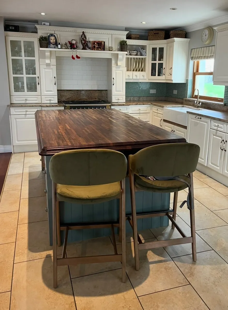 Iroko kitchen Island Worktop - Image 1