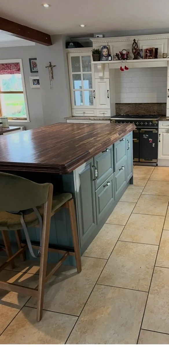 Iroko kitchen Island Worktop - Image 3