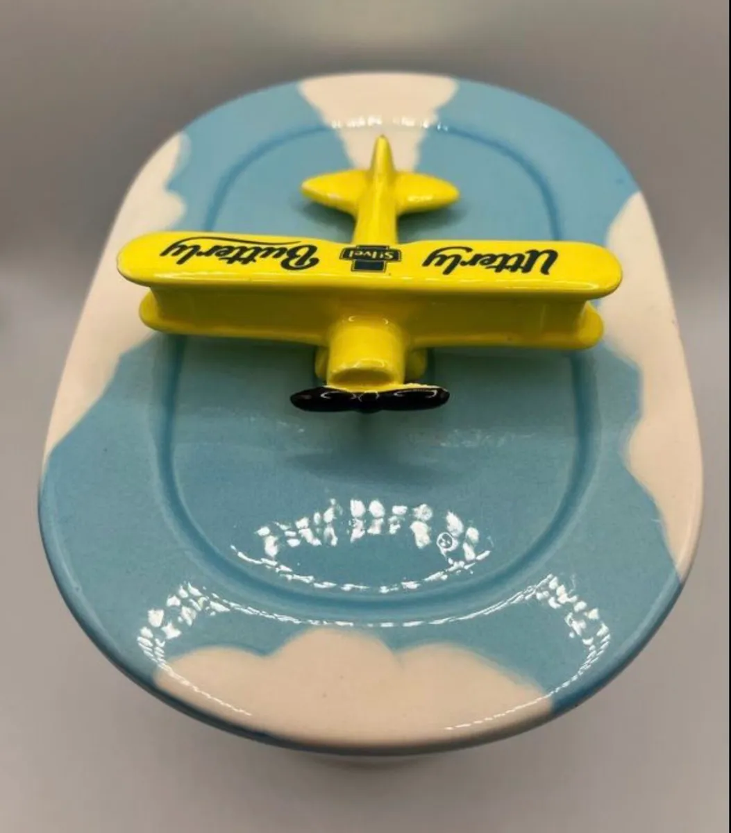 Advertising butter dish - Image 1