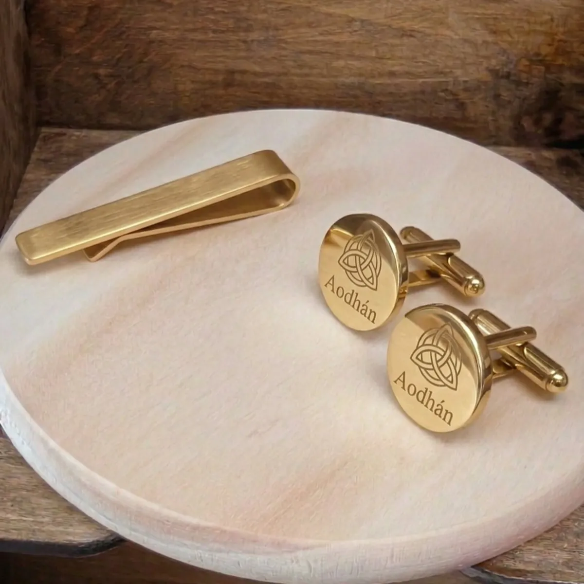 Cufflinks & clip - Image 4