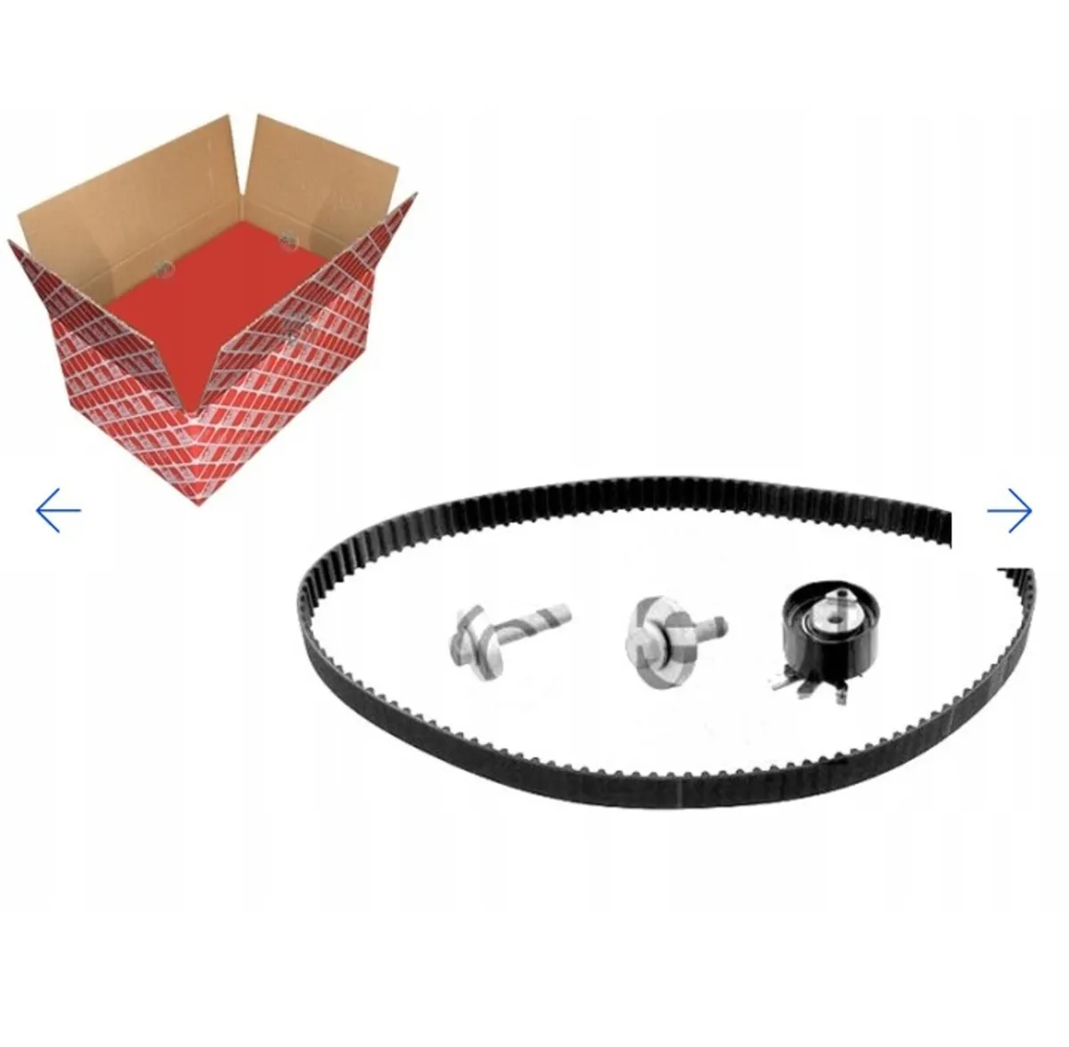 Timing belt with tensioner for 1.5 DCI engines - Image 1