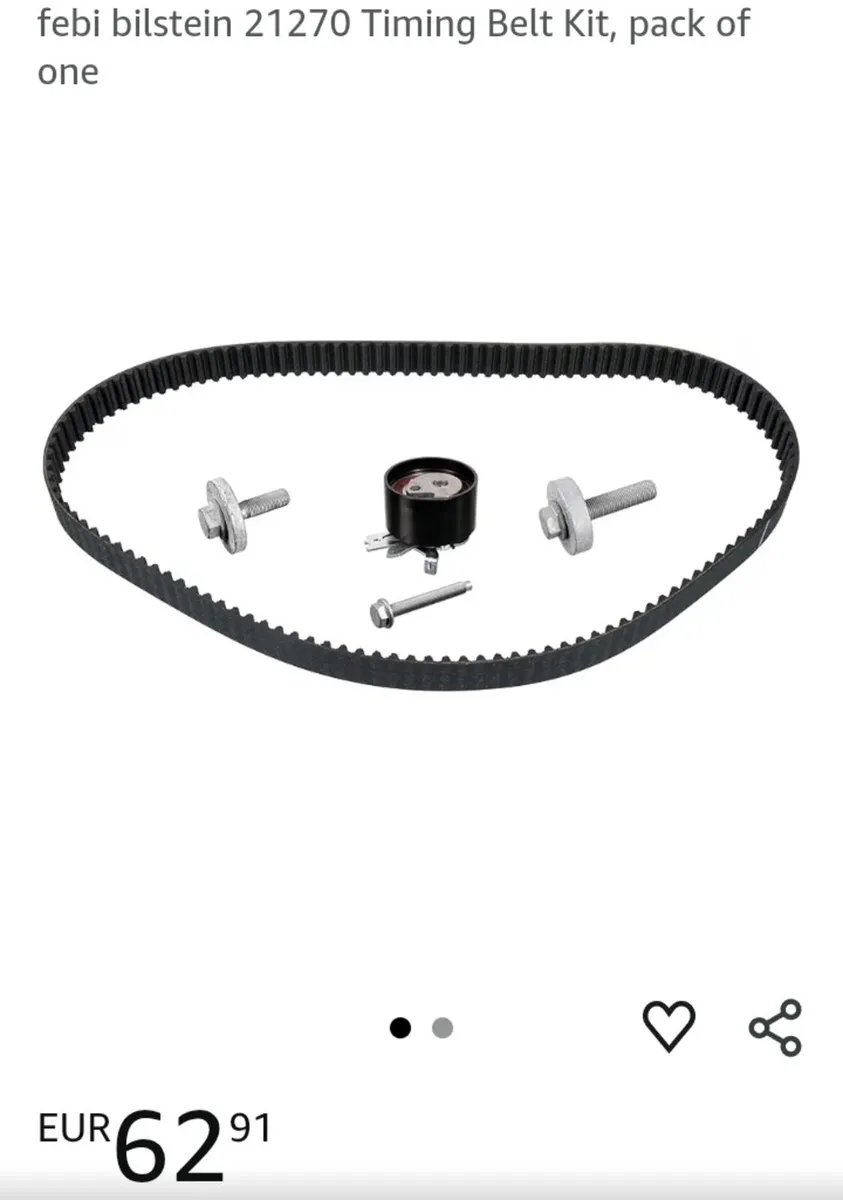 Timing belt with tensioner for 1.5 DCI engines - Image 2