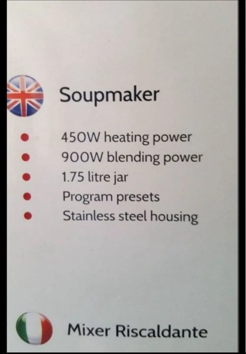 Ice cream smoothies soup maker - Image 2