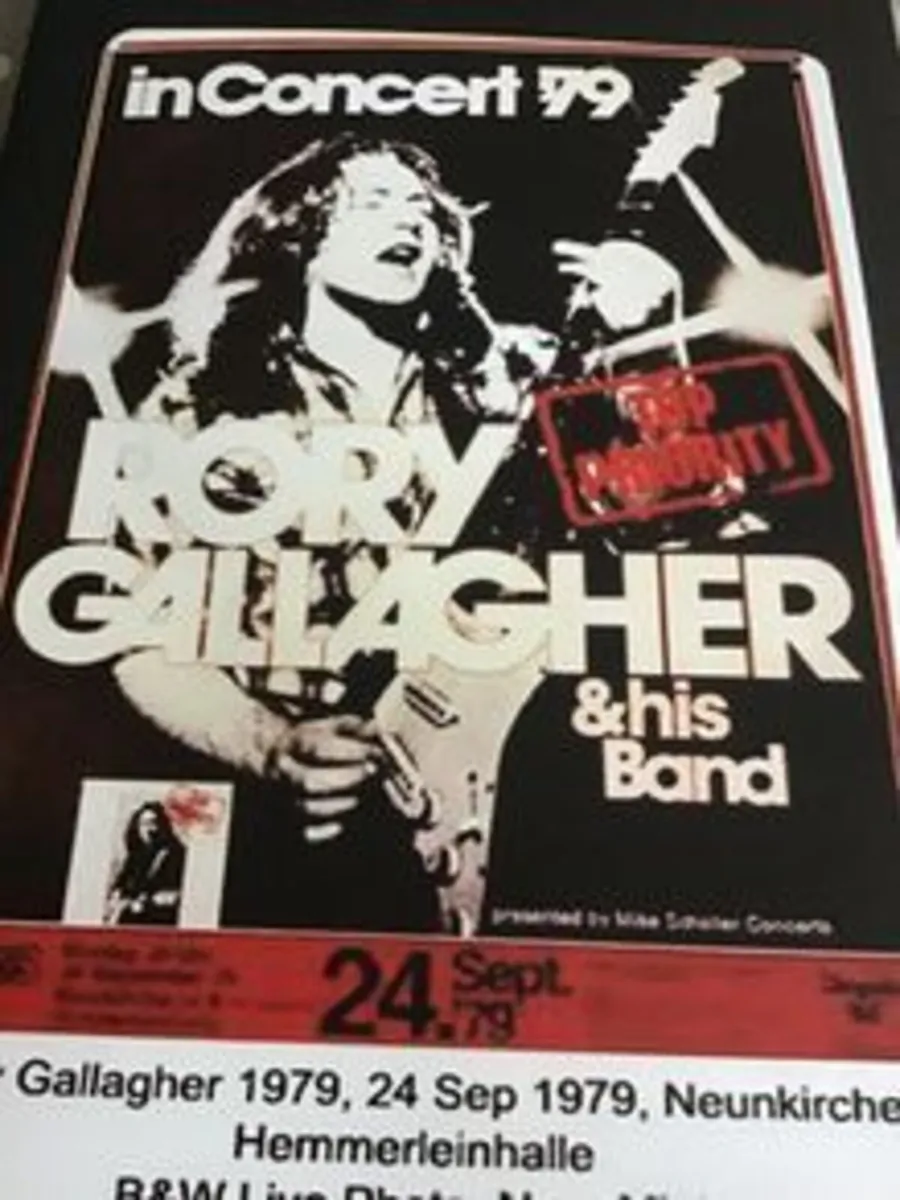 Rory Gallagher Wall Plaque