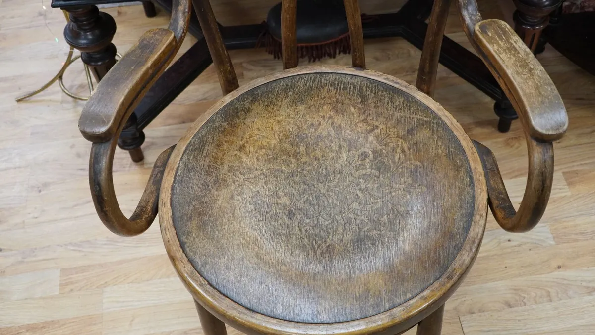 Josef Jaworek Bentwood Armchair Early 20th Century - Image 4