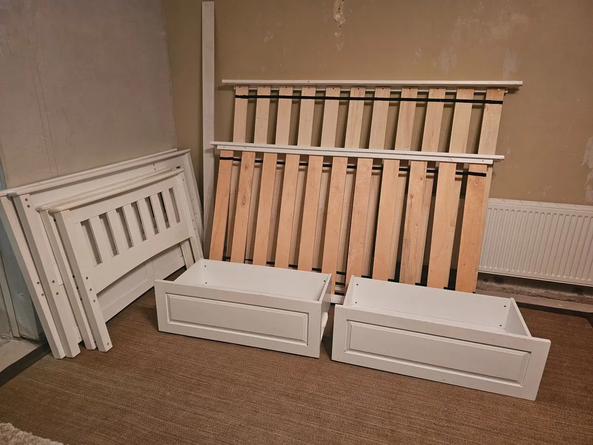 2 x Solid wood Triple bunk beds - Image 2
