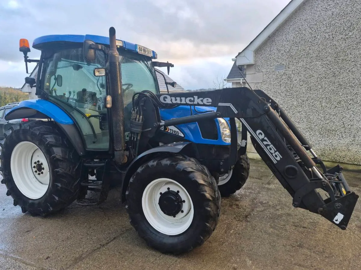 New Holland ts100a quicke loader NoVat - Image 1