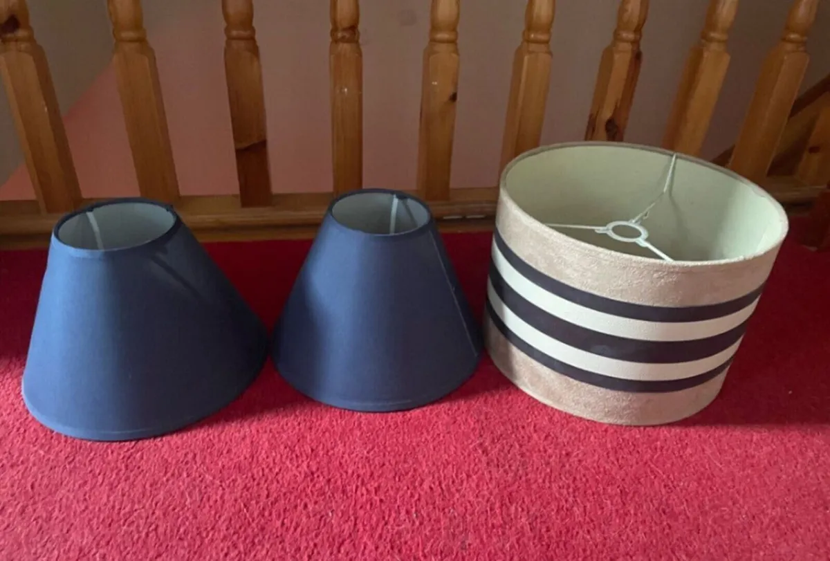 3 Ceiling table lamps shades - Image 2