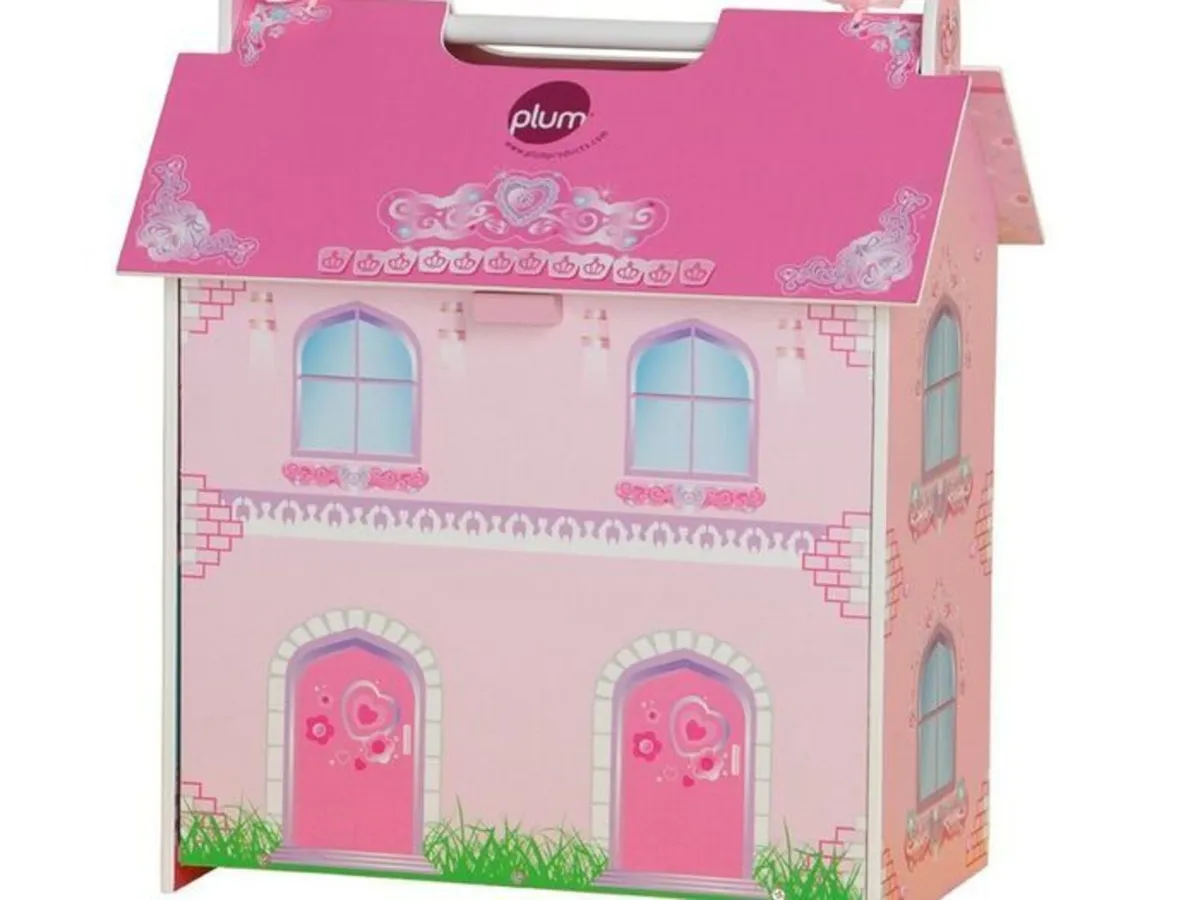 New - Plum wooden dolls house - Image 1