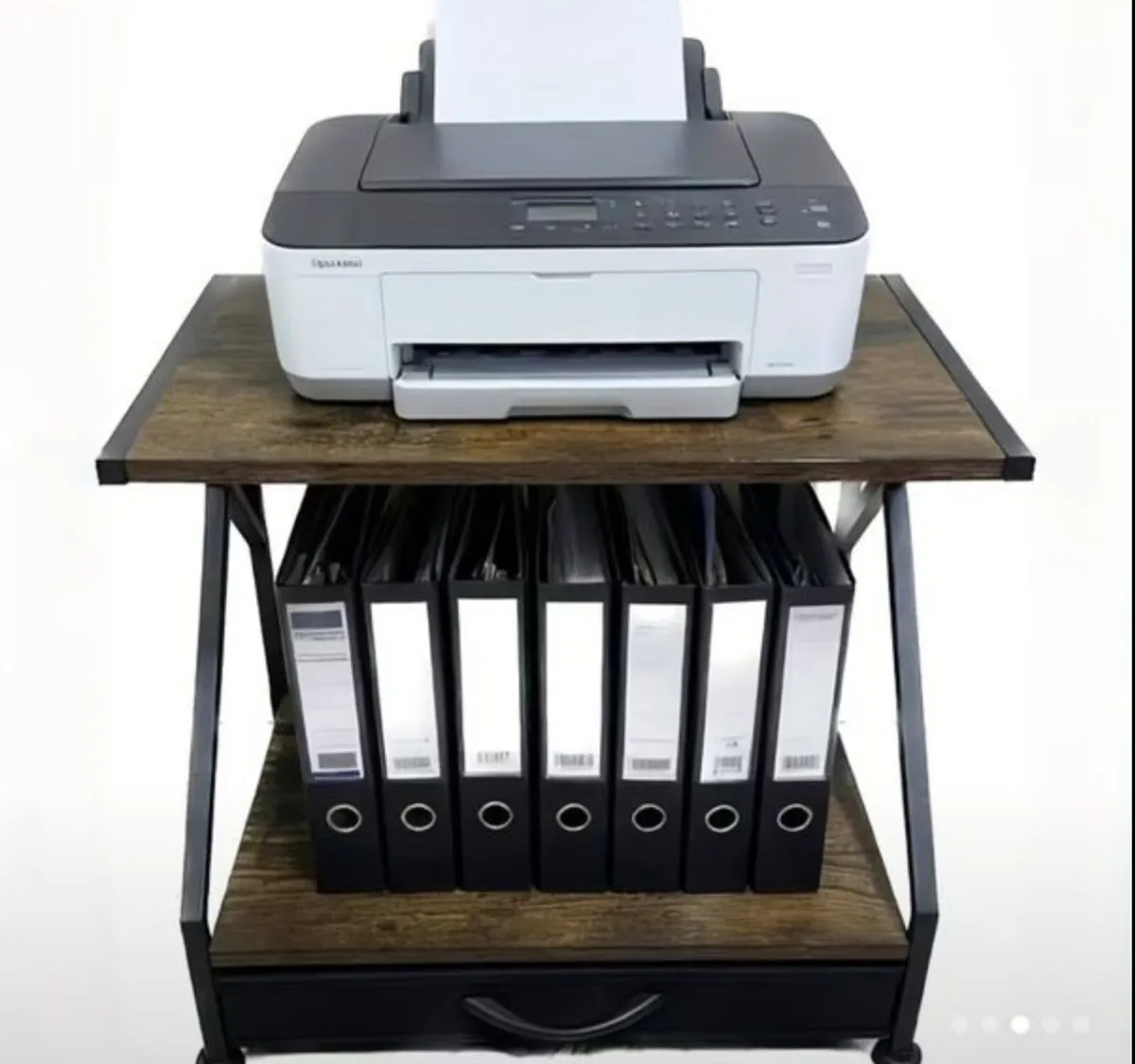 Printer shelf storage organizer - Image 1