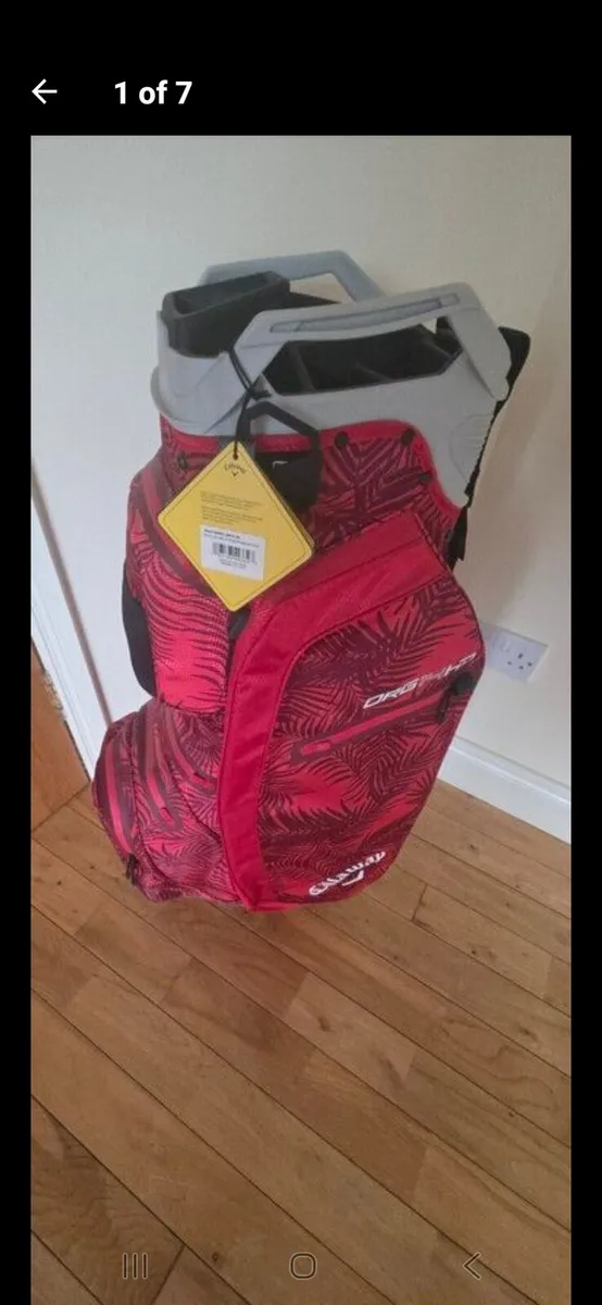 New callaway waterproof cart bag