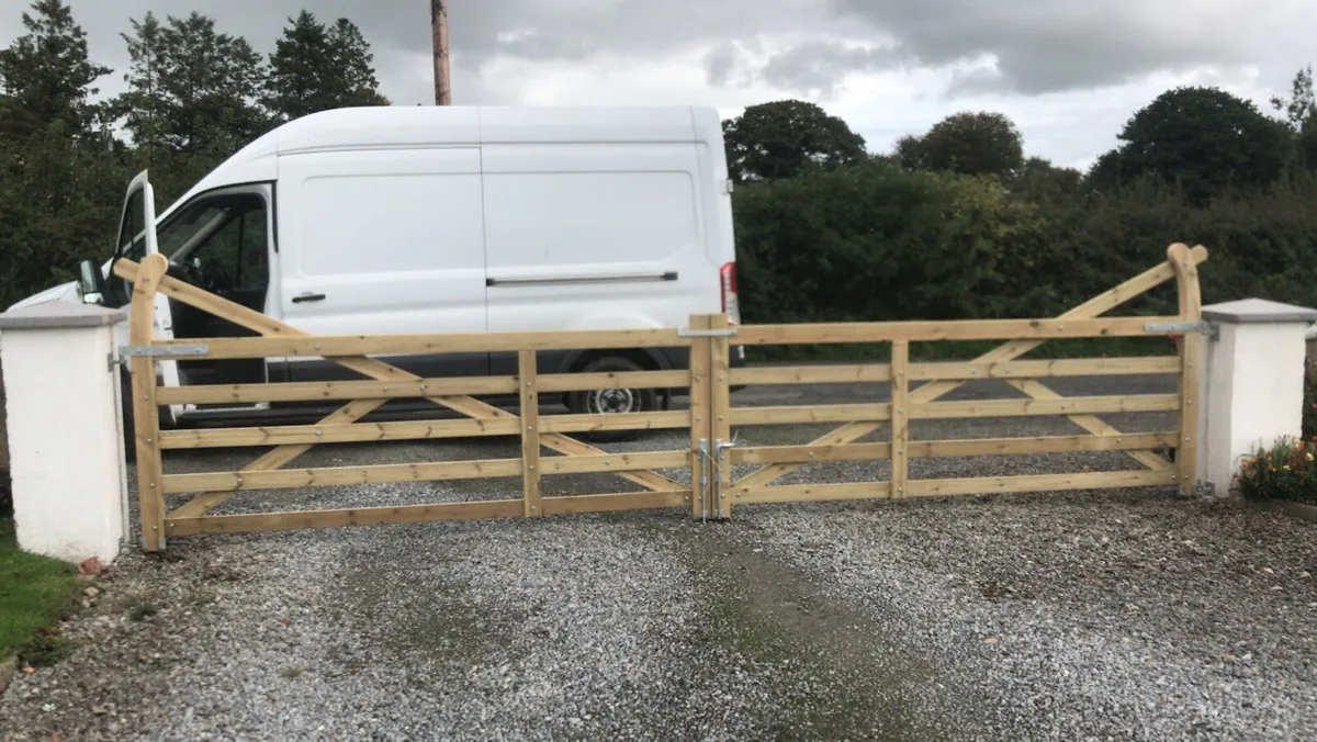 Timber Entrance Gates - Image 3