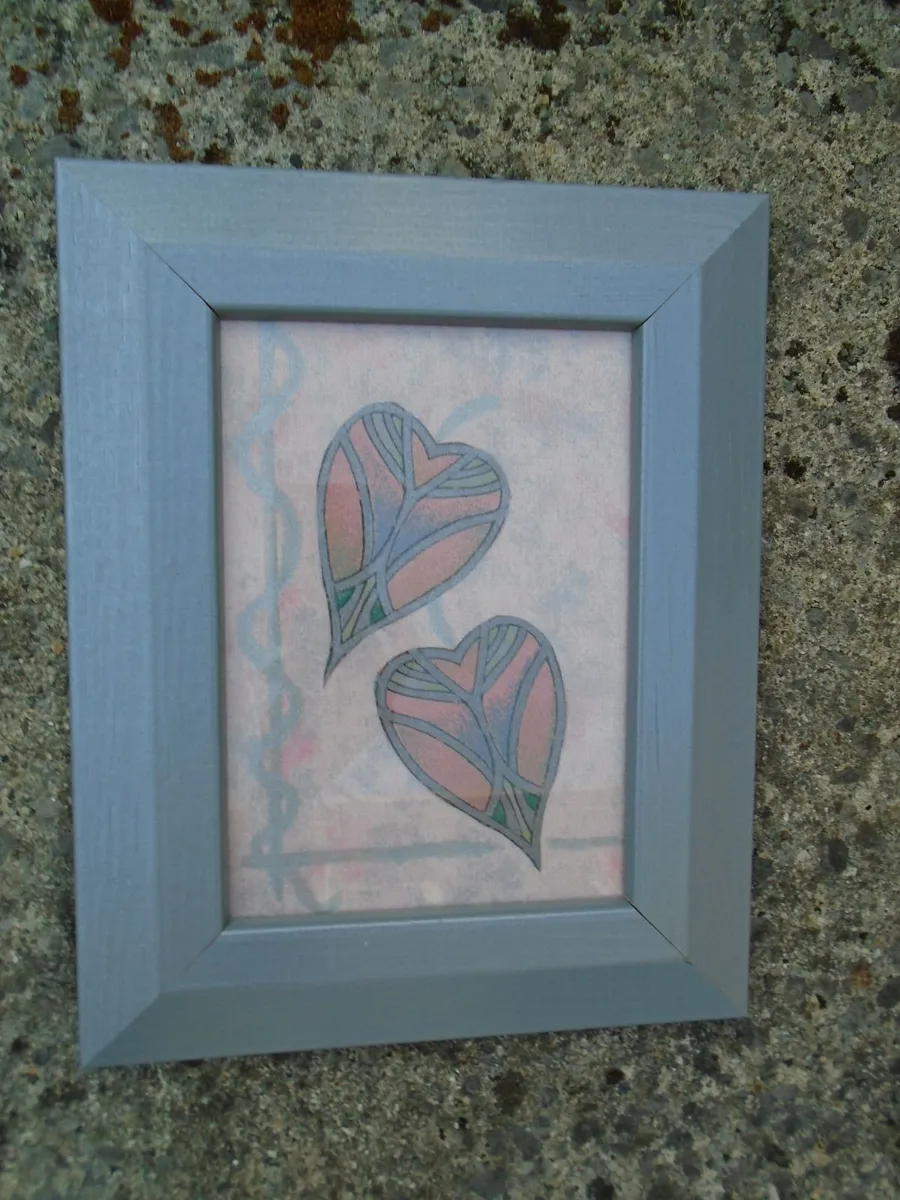 Picture, Home decor, Twin hearts picture - Image 3