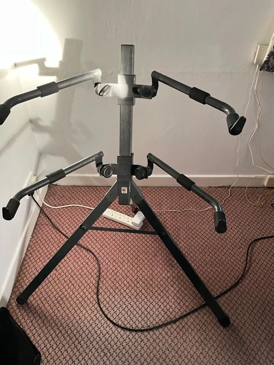 Heavy Duty Double Keyboard Stand - Image 1