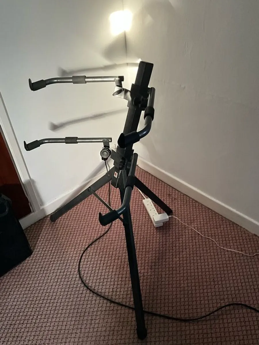 Heavy Duty Double Keyboard Stand - Image 2