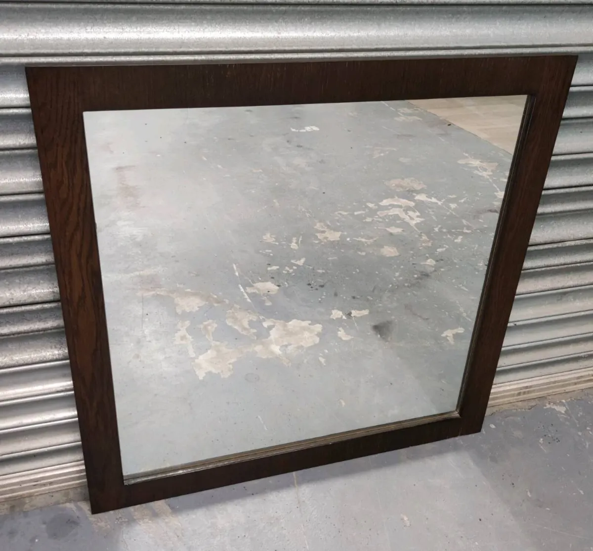 Red leather ottoman - Image 4