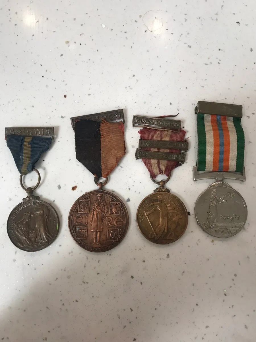 Irish Army Service Medals