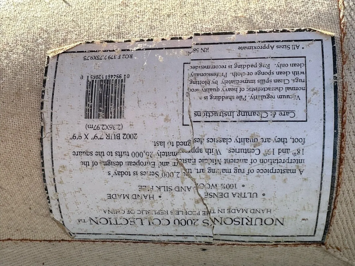 Beautiful handmade rug for sale - Image 3