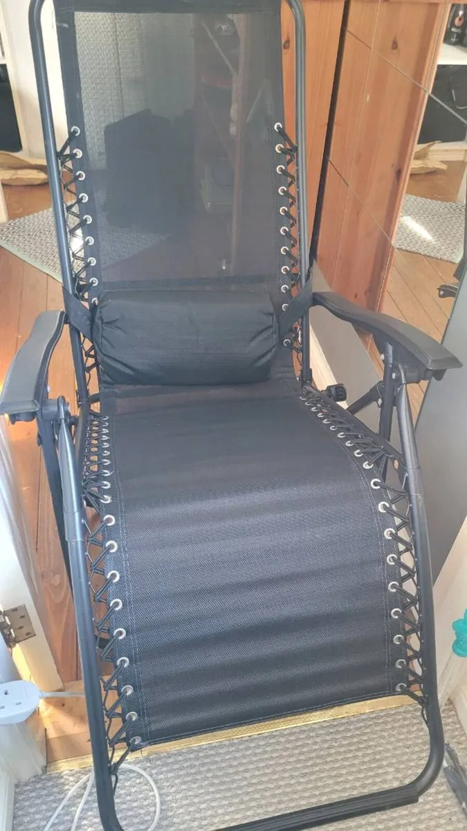 2 Reclining Lounge Chairs - Image 1