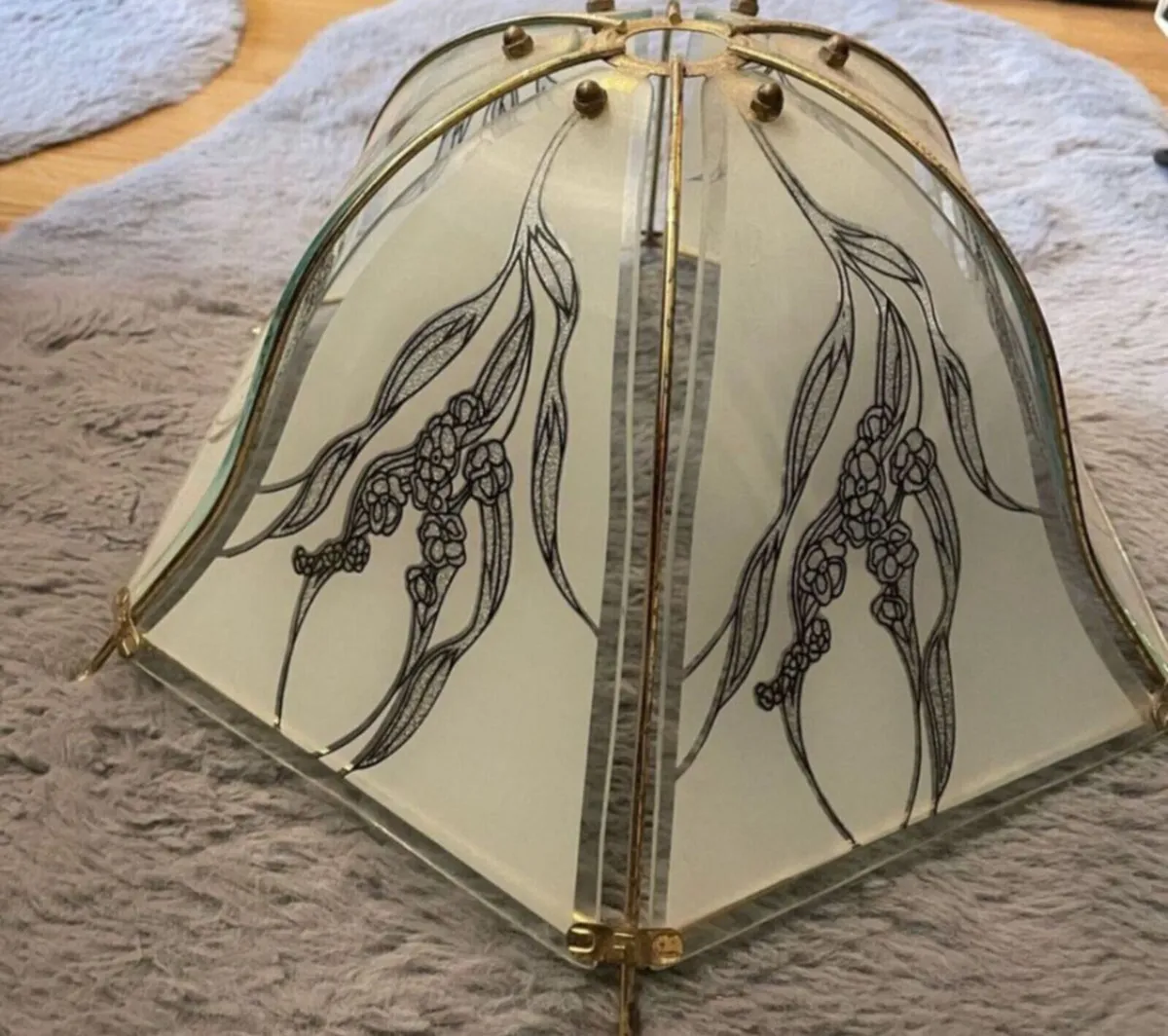 Glass Ceiling Table lamp shade - Image 1