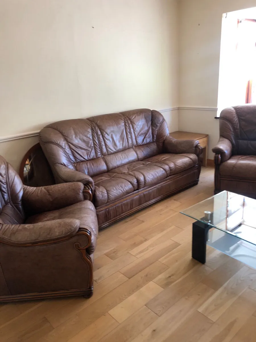3piece leather suite