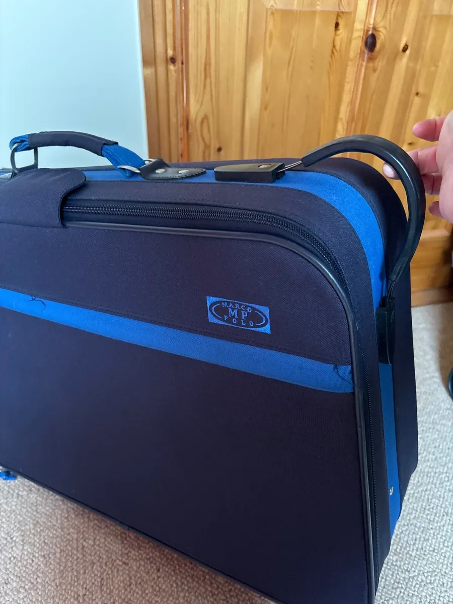 Navy blue large briefcase / suitcase - Image 2