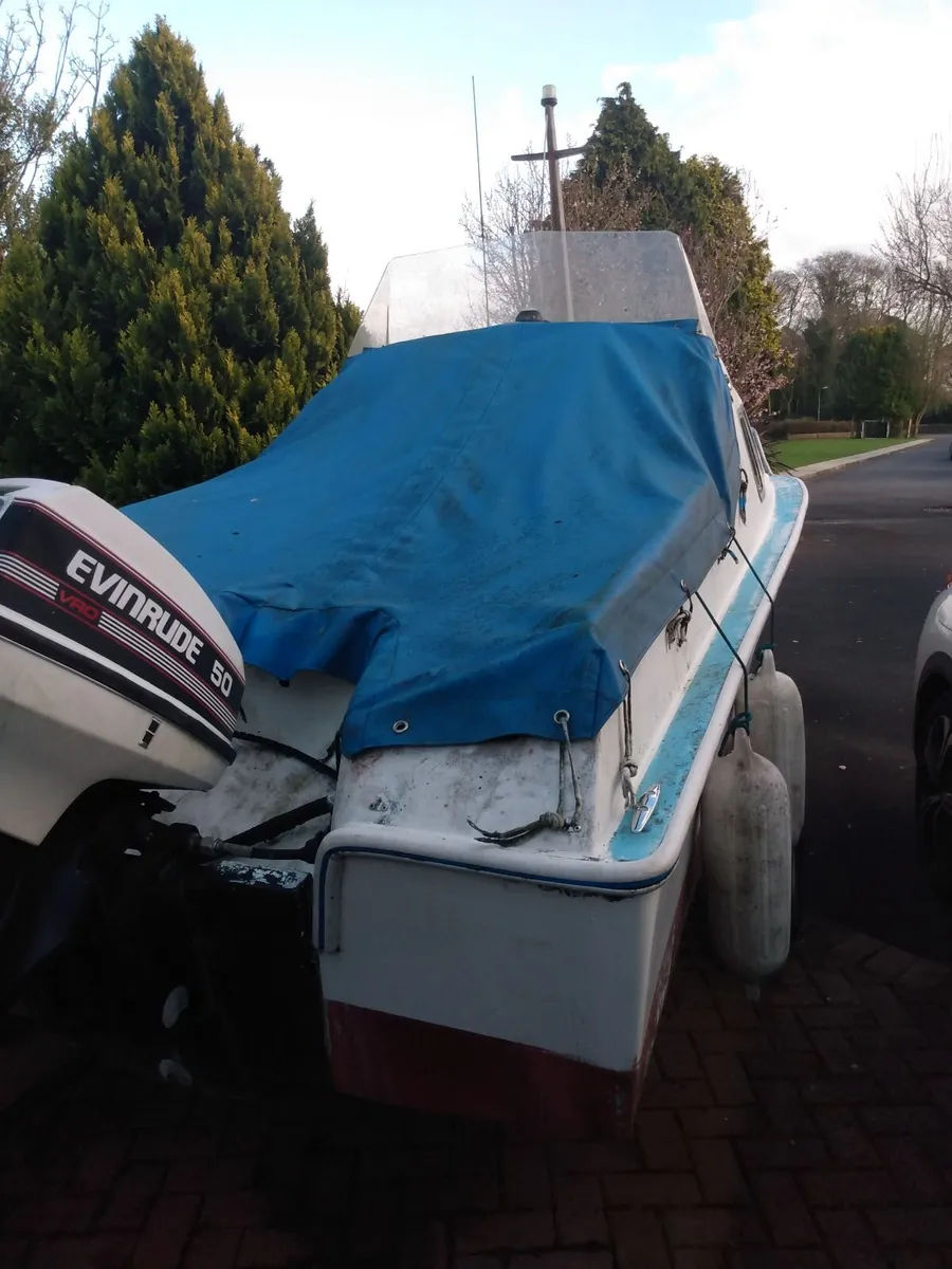 Boat, engine and trailer - Image 2
