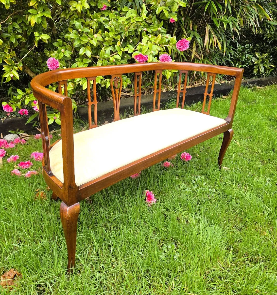 Edwardian Salon Sofa- Circa 1900 - Image 1