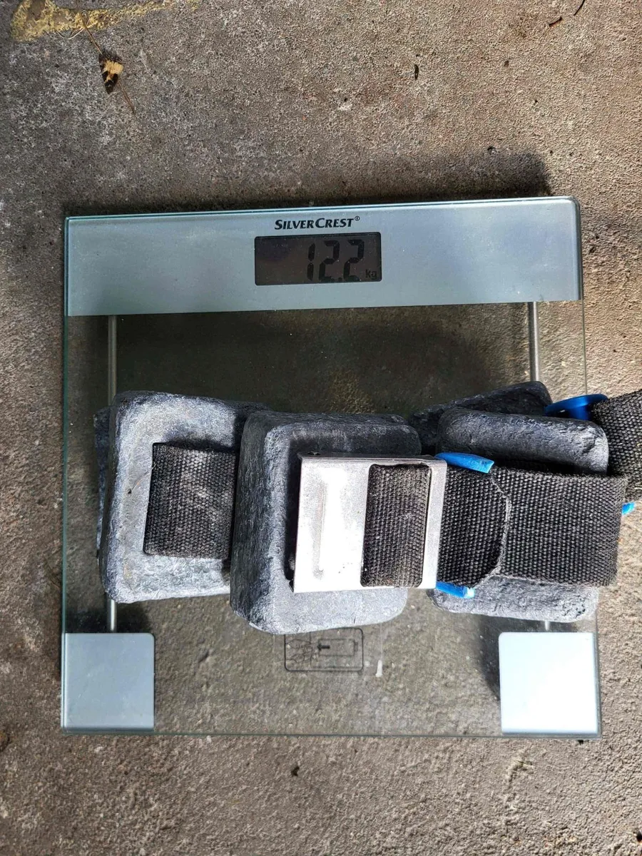 Dive weight belt  SS  buckle and 12 kg lead weight - Image 1
