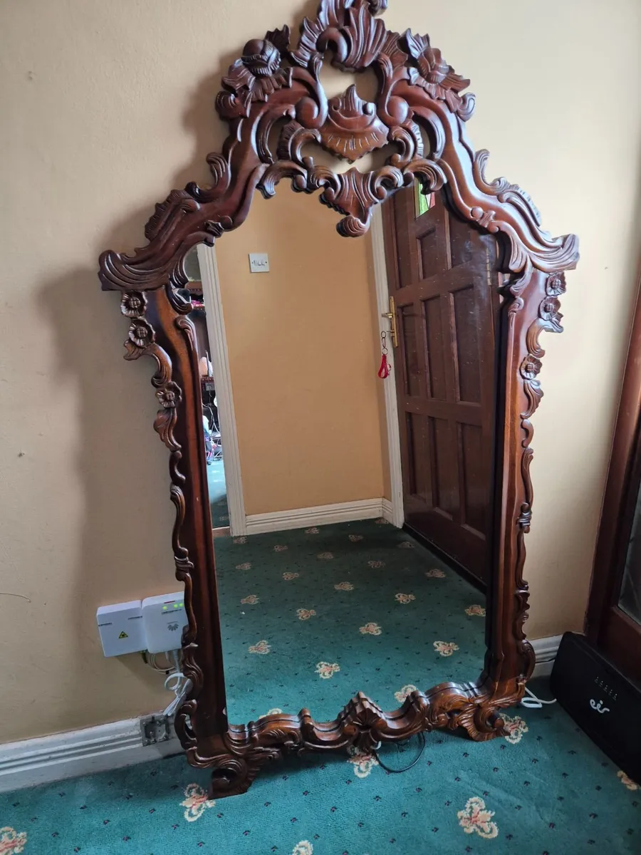 Hall table and mirror - Image 2