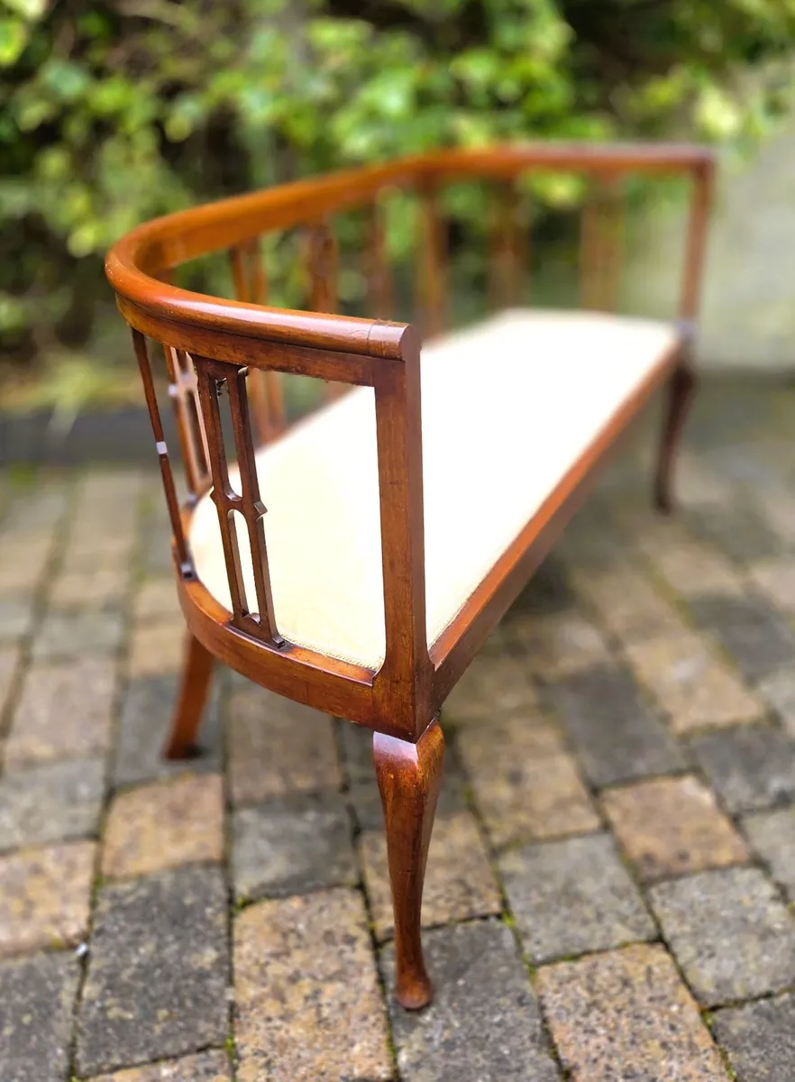 Edwardian Salon Sofa- Circa 1900 - Image 4