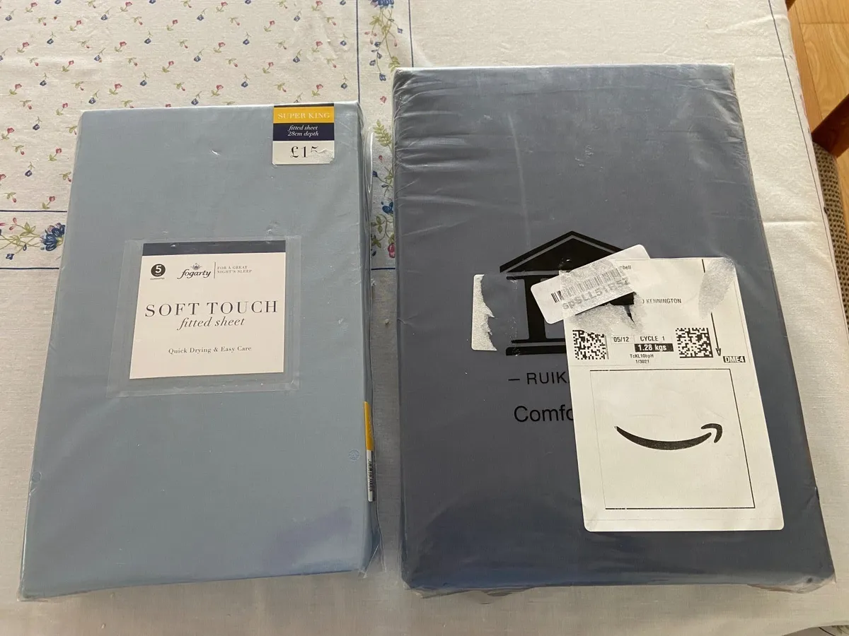 Super King duvet cover and sheet - Image 2
