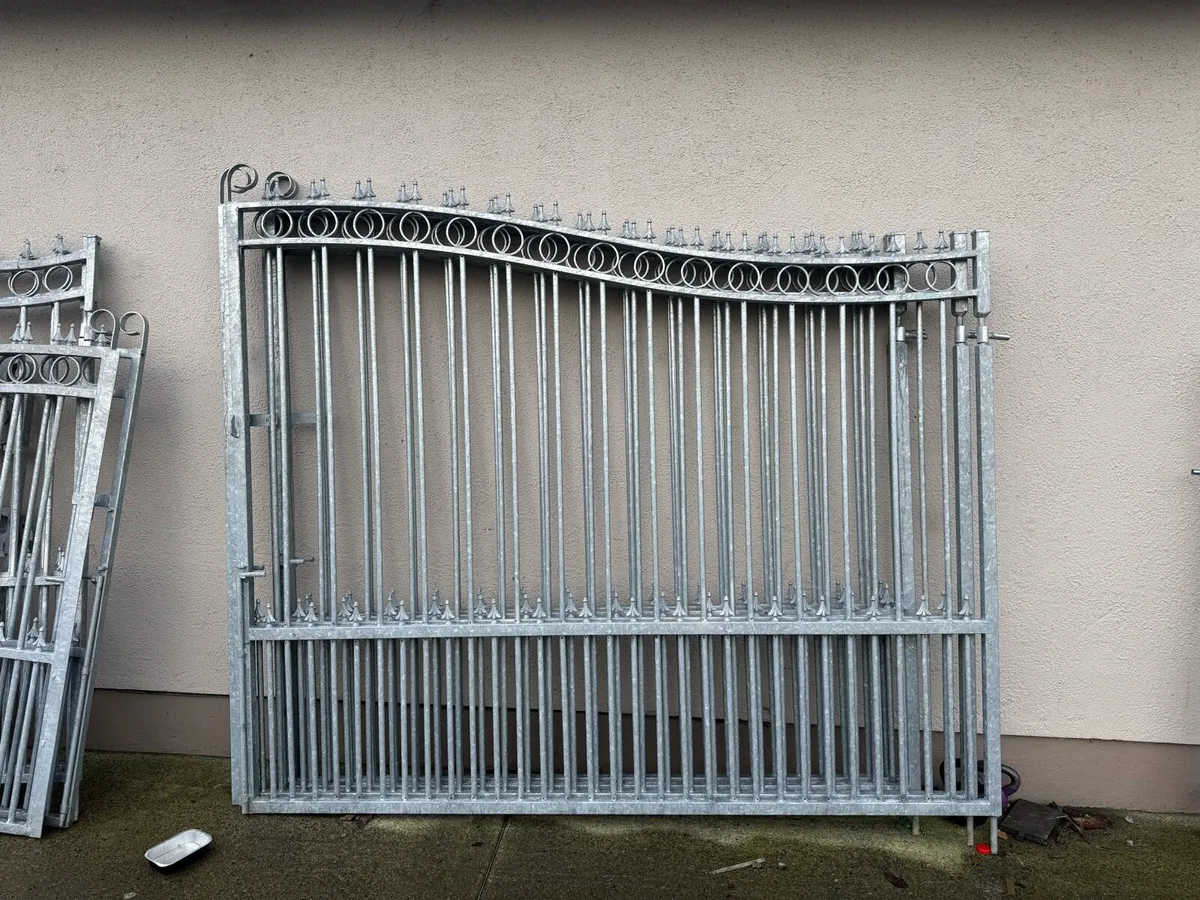 14ft galvanized gates on sale ✅