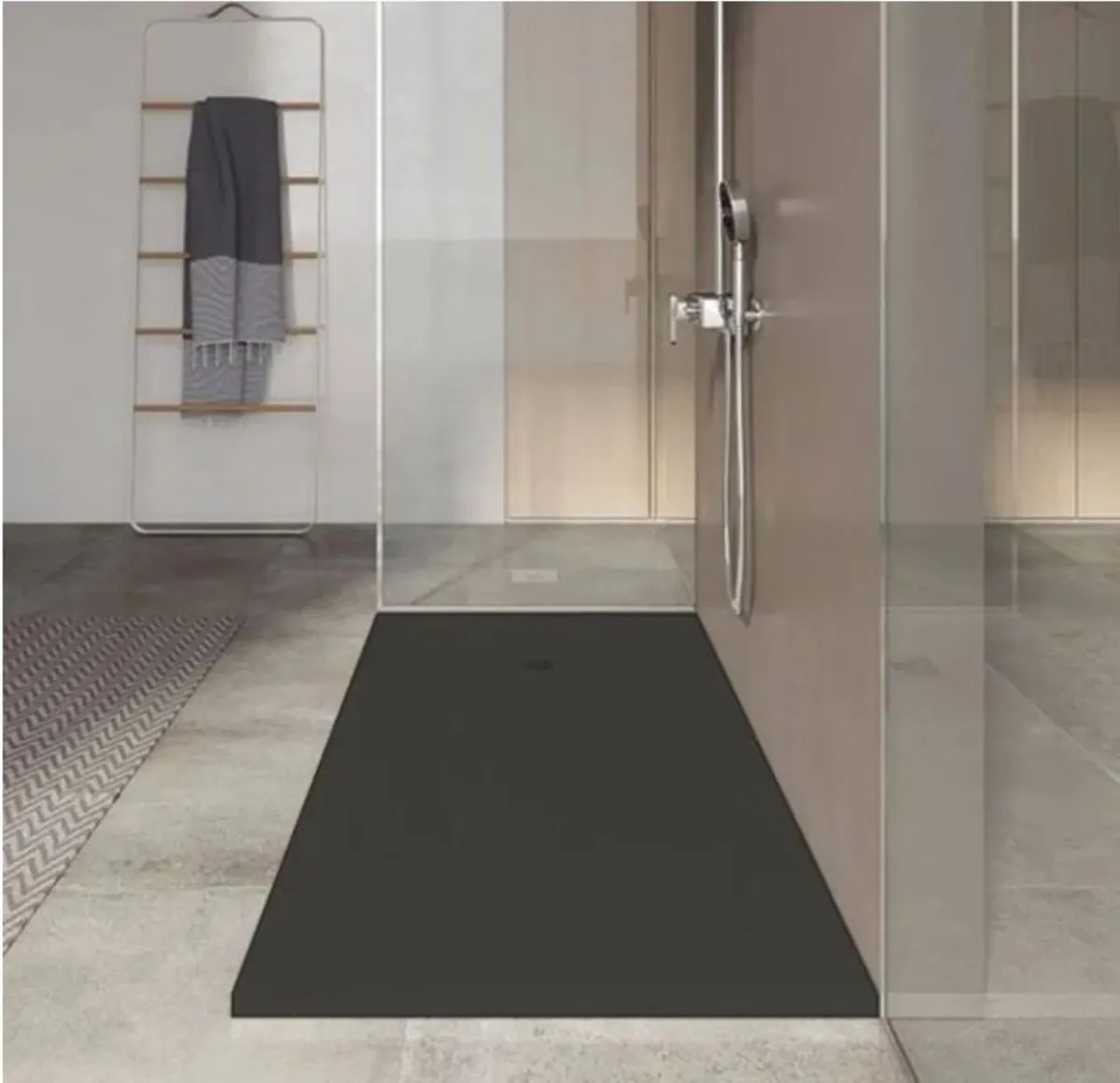 1700 x 900mm Slate Wetroom Tray - Antracita - Image 1